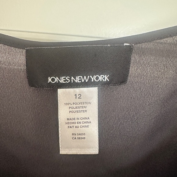 Jones New York Black Sleeveless Backless Camisole - Picture 2 of 2